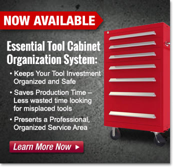 Now Available Essential Tool Cabinet Organization System